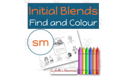 SM Beginning Blends Worksheets / Phonemic Awareness Activities