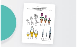 Small Smaller Smallest Worksheet