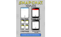 Snapchat Template (Editable on Google Slides)