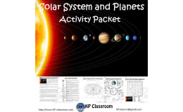 Solar System and Planets No Prep Activity Packet and Worksheets