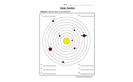 Solar System Diagram Worksheet