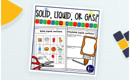 Solid, Liquid, or Gas – States of Matter Sort