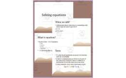 Solving Linear Equations Editable PowerPoint