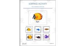 Sorting Activity: Animals - Non-identicals