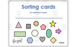Sorting Cards - Non-Identical Shapes