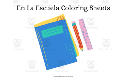 Spanish: En La Escuela Coloring Pages