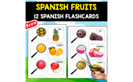 SPANISH FRUITS | 12 FREE FLASHCARDS
