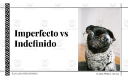 Spanish: Imperfect vs. Undefined Interactive Lesson