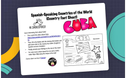 Spanish-Speaking Countries of the World - CUBA (Country Fact Sheet & Activity)