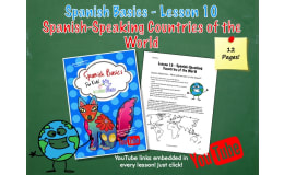 Spanish-Speaking Countries of the World - Lesson 10 (COMPLETE SPANISH LESSON!)