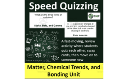 Speed Quizzing – Matter Mini Unit