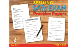 Spelling Practice Papers - Test 8 (Age 9-12)