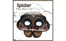 Spider | Paper Mask | Printable Craft