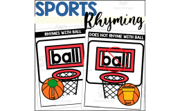 Sports Themed Rhyming Words