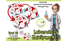 Laboratory Equipment Picture-Matching Card Game