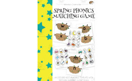 Spring Bird Nest Phonics Matching Game