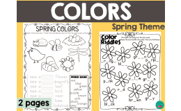 Spring Color Words