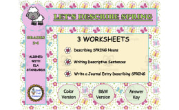 Spring Descriptive Writing Activities
