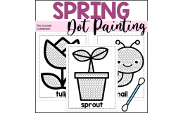 Spring Dot Painting - A Fine Motor Art Activity