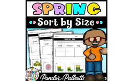Spring Sort by Size Activity - Cut and Glue