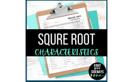 Square Root Function Worksheet