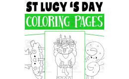 St Lucy's Day Coloring Pages, Nativity Coloring Pages, Christmas Color