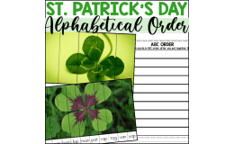 St. Patrick's Day Alphabetical Order Puzzles