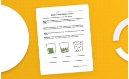 States of Matter – Solid, Liquid, Gas Worksheet