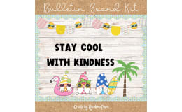 Stay Cool With Kindness Gnomes Bulletin Boards Summer Classroom Door Decor