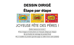 Step-By-Step Art: Happy Father's Day ( French Version )