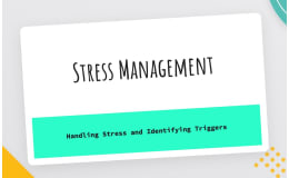 Stress Management PowerPoint SEL Lesson-NO PREP!