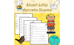 Stuart Little Activity Character Acrostic Poems