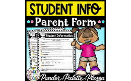 Student Information Sheet - Parent Form