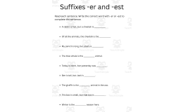 suffix er and est worksheets 2nd grade