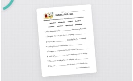 Suffix -Ful and -Less – Word Building Worksheet