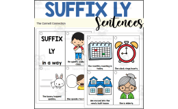 Suffix LY Sentence Reading Rings