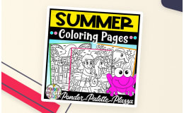 Summer Coloring Pages - Set 2