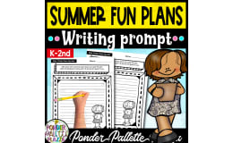 Summer Fun Plans - End of Year Writing Prompt