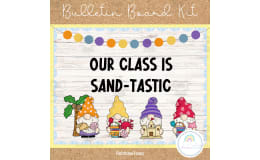 Summer Gnomes Bulletin Board or Door Decor Kit