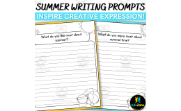 Summer Writing Prompts: Inspire Creative Expression!