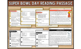 Super Bowl Day Reading Comprehension Passage & Questions