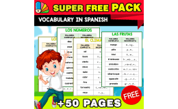 SUPER FREE PACK | Complete the vocabulary IN SPANISH