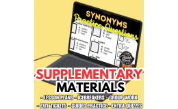 Synonyms Supplementary Materials Grades 3-4 (PDF)
