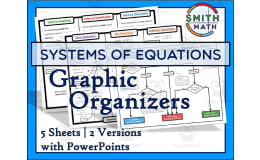 Systems of Equations Graphic Organizer Packet