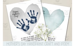 Mother's Day Handprint Craft – Pre-K Take-Home Gift