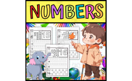''Teen Numbers Practice Pack" (Trace, Write, Color & Find)