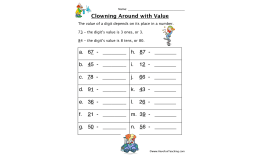 Tens and Ones Place Value Worksheet