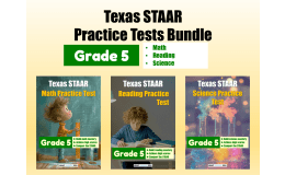 Texas STAAR Practice Tests Bundle for Grade 5
