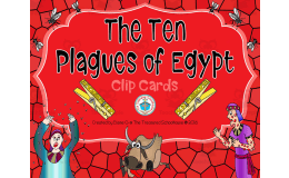 The 10 Plagues of Egypt Clip Cards
