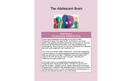 The Adolescent Brain SEL Hyperdoc
